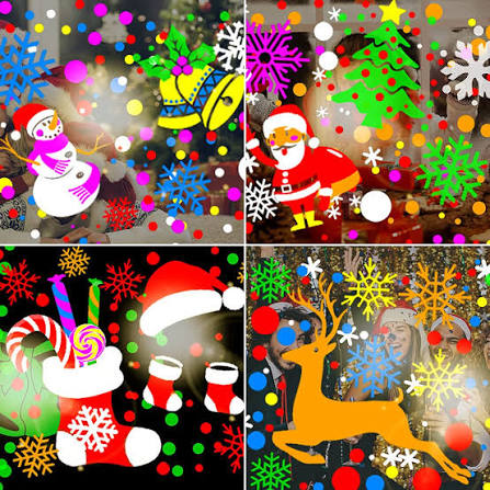 Naviluz™ – Proyector LED Navideño con 12 Diseños Mágicos