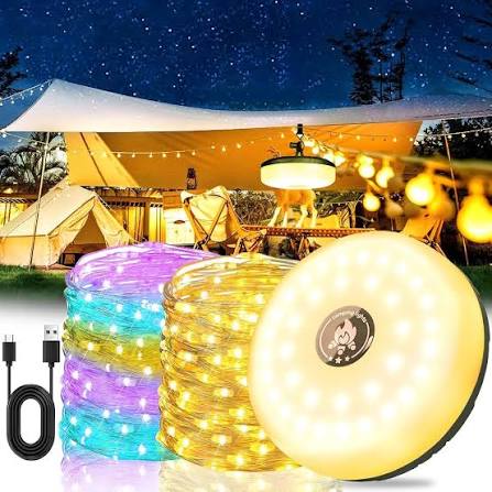 SolarGlow 8™ – Luces LED solares y USB retráctiles.