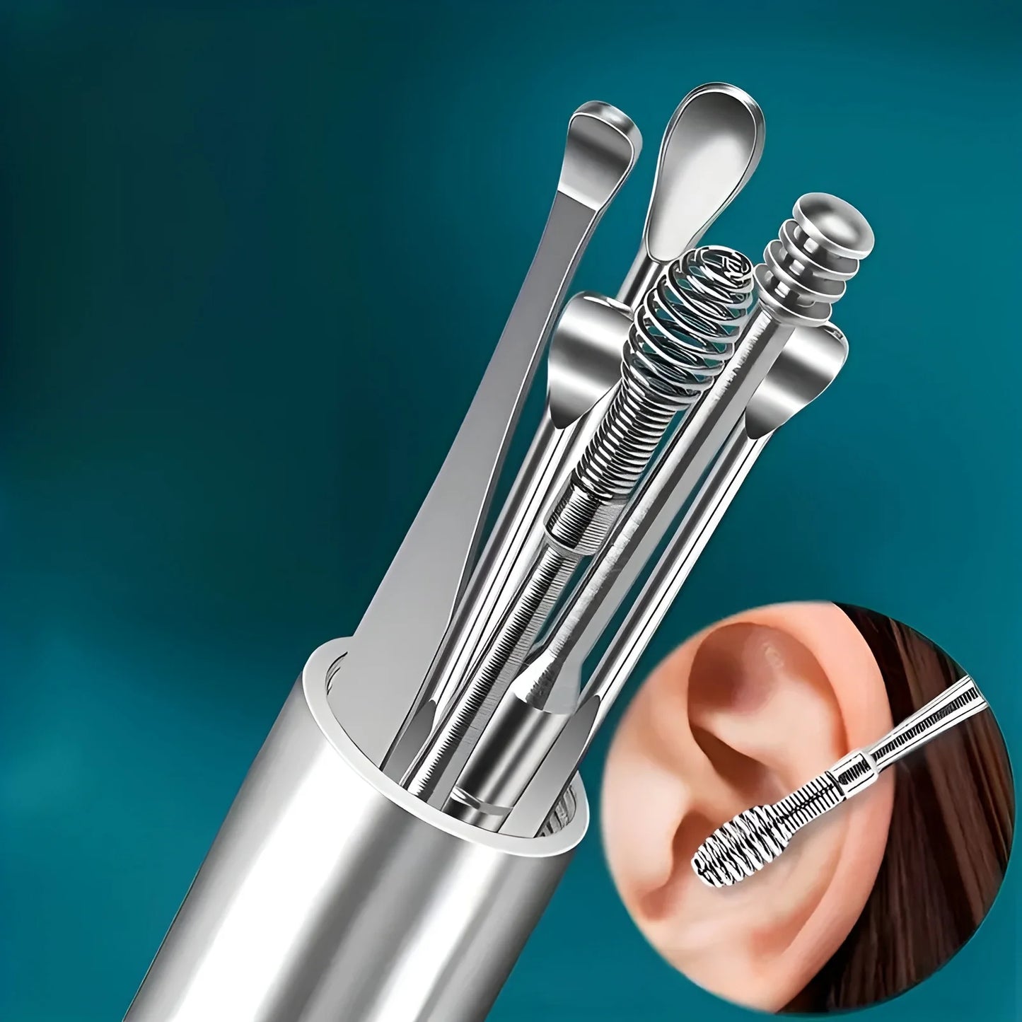 Kit Profesional Limpieza de Oídos — Inox Premium™