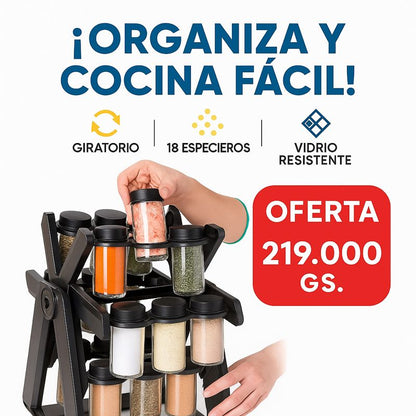 EasySpice™ – Organizador Giratorio 360°
