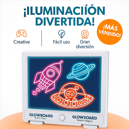GLOWBOARD - Tablero Mágico Para Niños