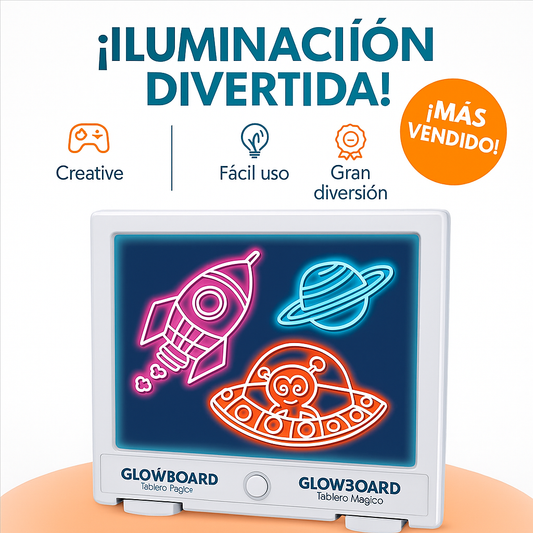 GLOWBOARD - Tablero Mágico Para Niños