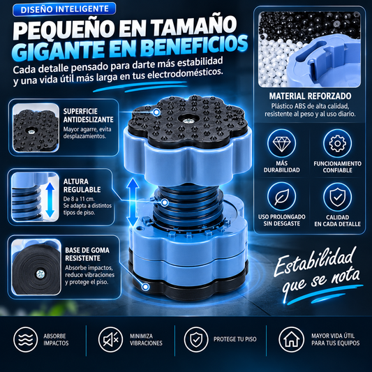 ELEVAX™ — Bases Elevadoras Ajustables para Electrodomésticos