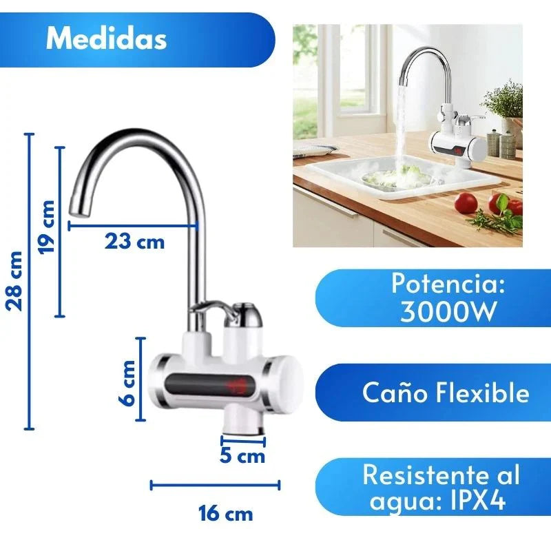 HydroHeat - Grifo Calentador de Agua