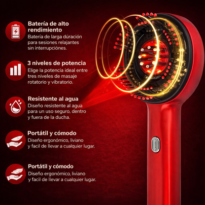 HairRelax 360™ - Masajeador Inteligente para Cuero Cabelludo