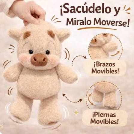 Peluche Vaquita que Corre